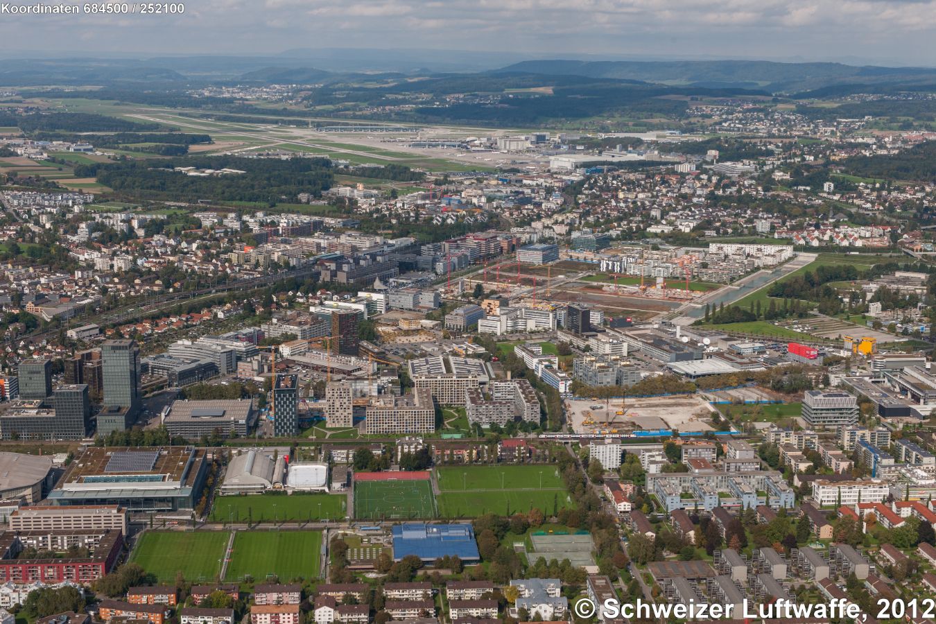 Oerlikon mit Flugplatz 1